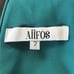 AIIFOS Arianna Gown Pleated Cut Out Teal Blue Green Satin Long Maxi Dress Size 2
