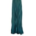 AIIFOS Arianna Gown Pleated Cut Out Teal Blue Green Satin Long Maxi Dress Size 2