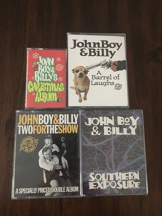 Lot of 4 John Boy and Billy Cassette Tapes RARE
