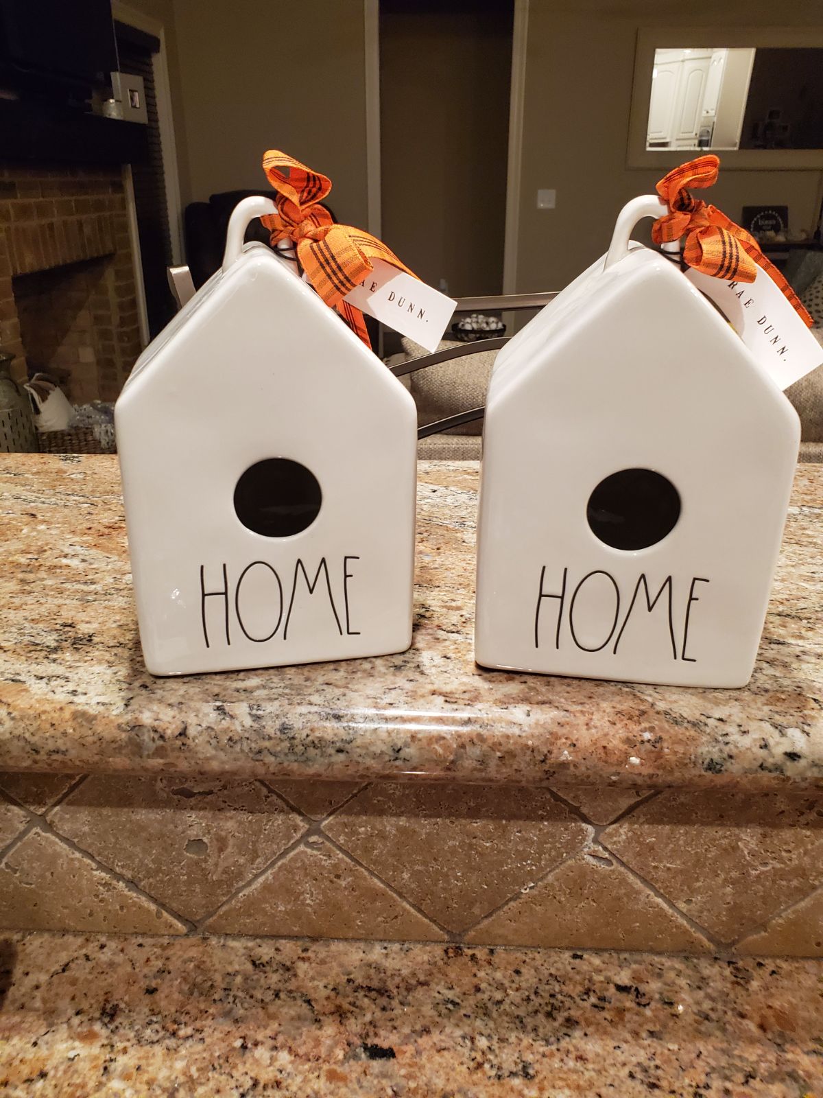 rae dunn birdhouse