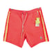 NWT PSYCHO BUNNY Men's Swim Trunks Holkham Cactus Flower Orange Lined LARGE