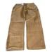 Carhartt Double Knee Pants Sz 16 x 30 Tan Brown USA Irregular