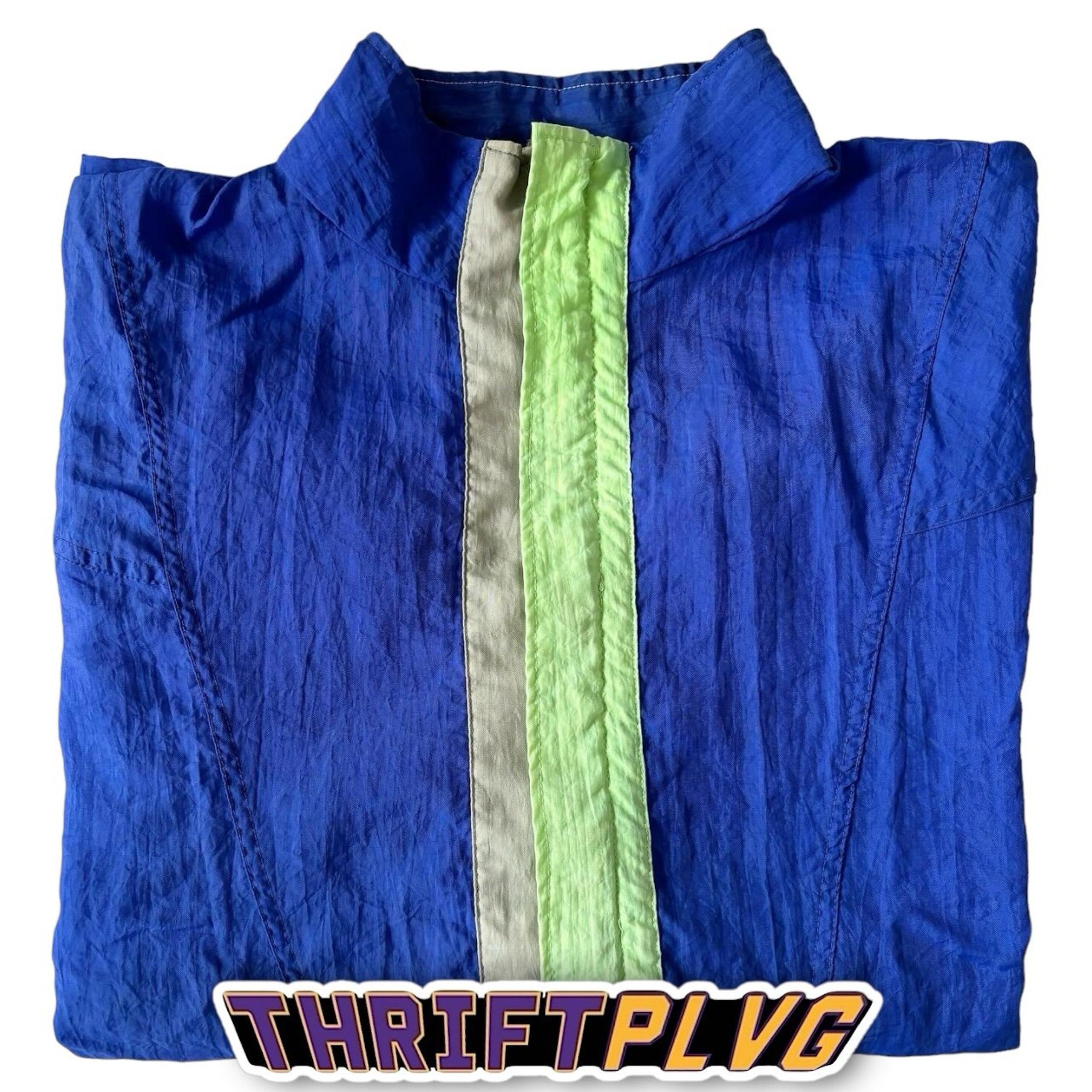 Vintage 90s New Balance Basketball 3/4 Zip Up Windbreaker