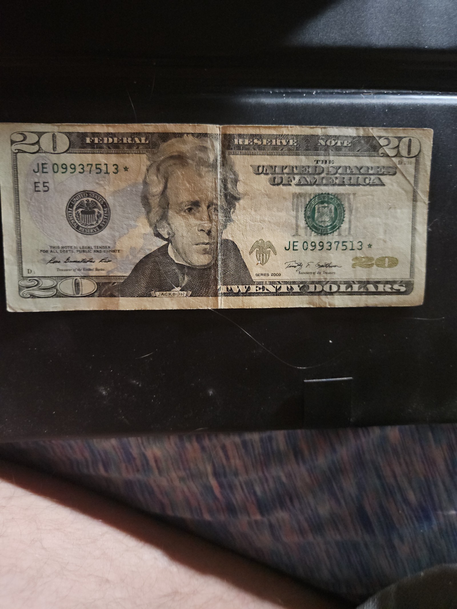 20 dollar starnote