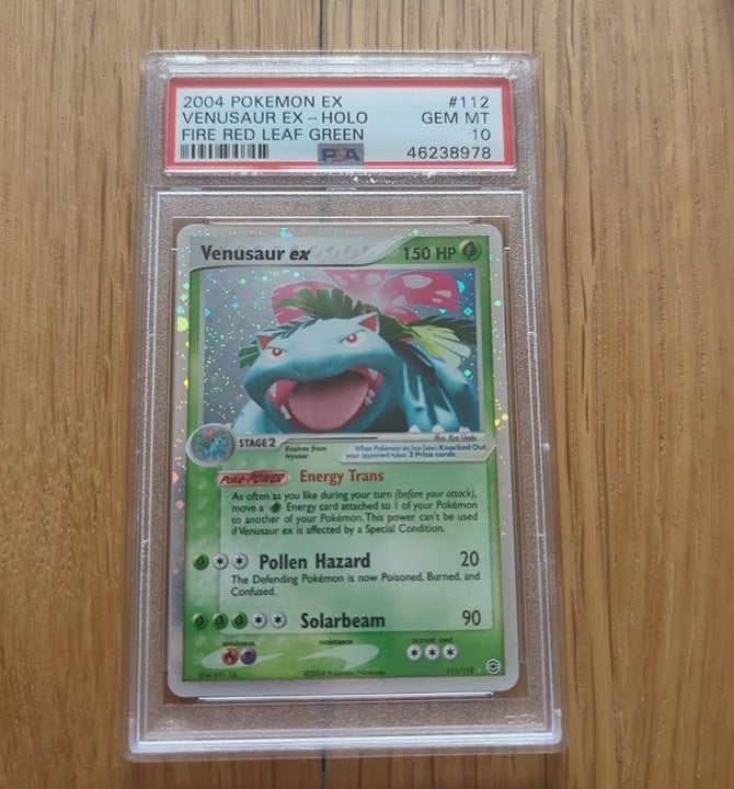 Venusaur ex 112/112 Fire Red Leaf Green PSA 10 Pokemon Holo Rare 2004 Gem Mint