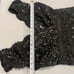 ~ Tadashi Shoji 8 Black Dress Lace Sequin Sleeveless V-neck Cocktail Formal Knee