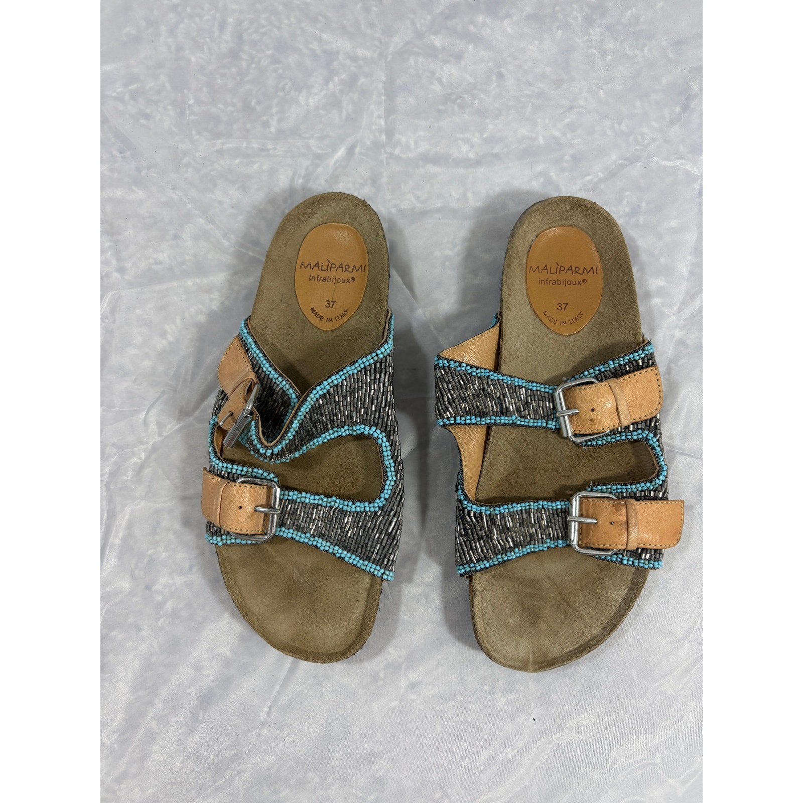Maliparmi Infrabijoux beaded sandals Eu 37 US 6.5