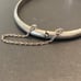 Vintage Sterling Silver Hinged Bangle Bracelet