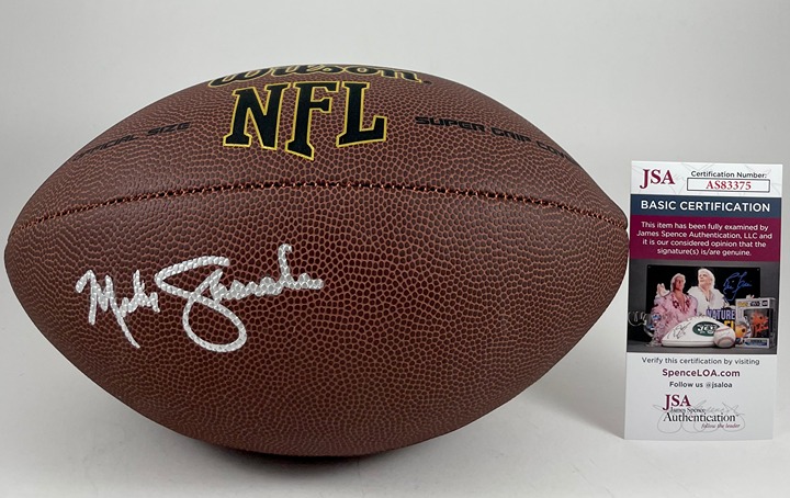 Denver Broncos HC Mike Shanahan Signed Wilson Official NFL Football HOF JSA COA