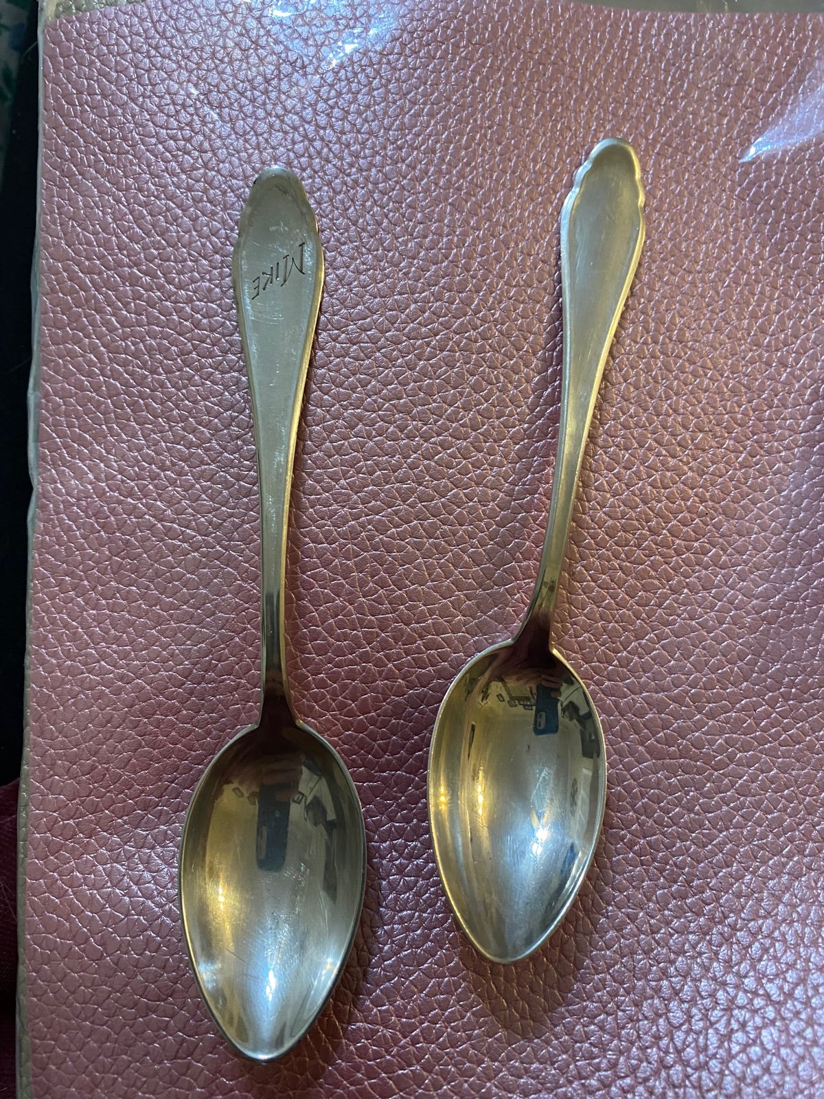 2 Gebruder Reiner Quality German 800 silver spoons
