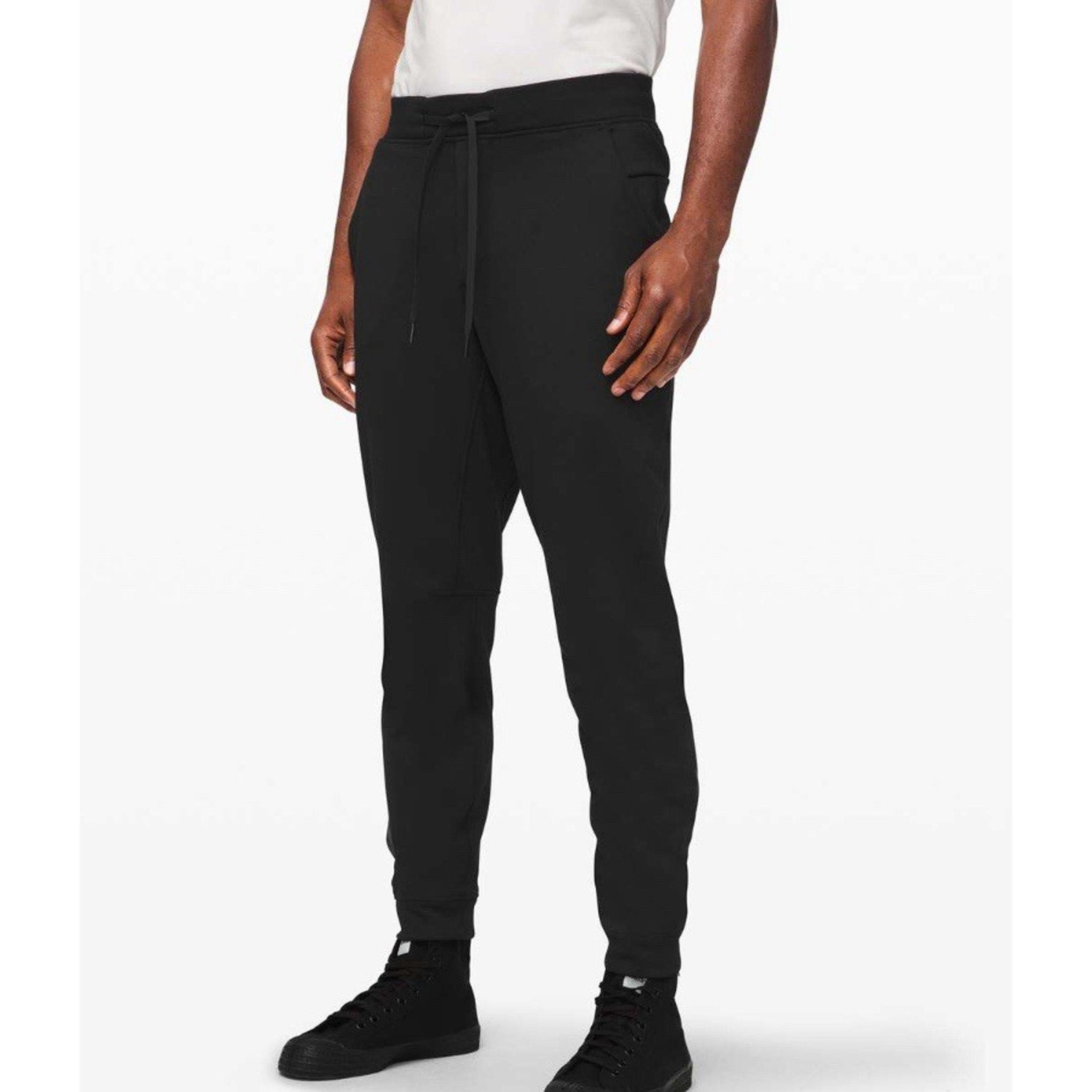 Lululemon City Sweat Joggers Mens Small 28x27 Black Athleisure Sweatpants Sports