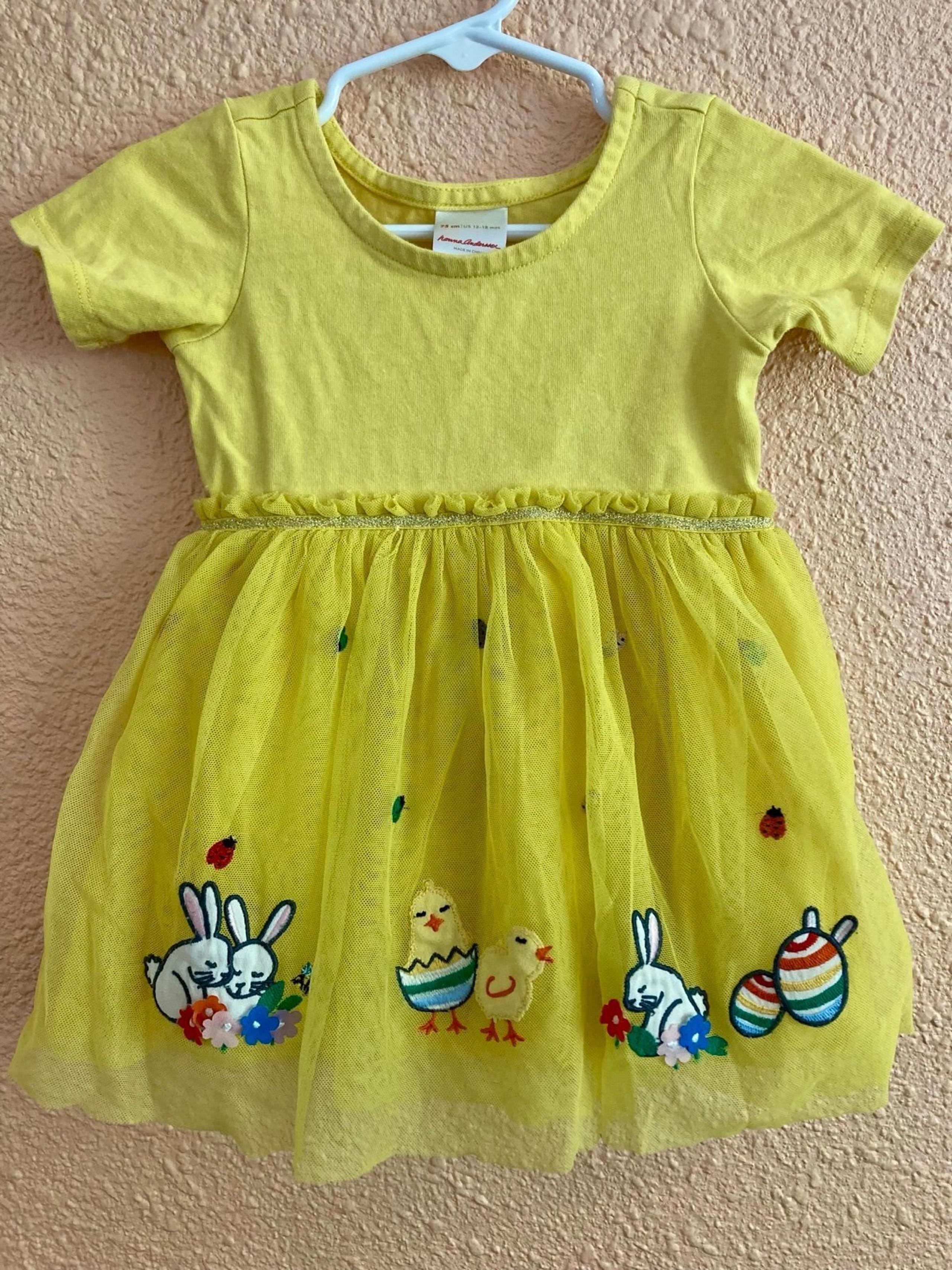 Hanna Andersson 75 cm (12-18 M) Easter tulle dress