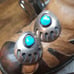 Old Pawn Sterling Turquoise Big Earrings