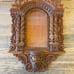 Vintage Ornate Hand Carved Wood Picture/Mirror Frame