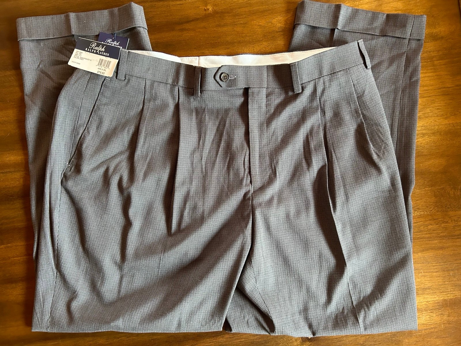 NWT Ralph Lauren Dress Pants Grey Size 40W/30L