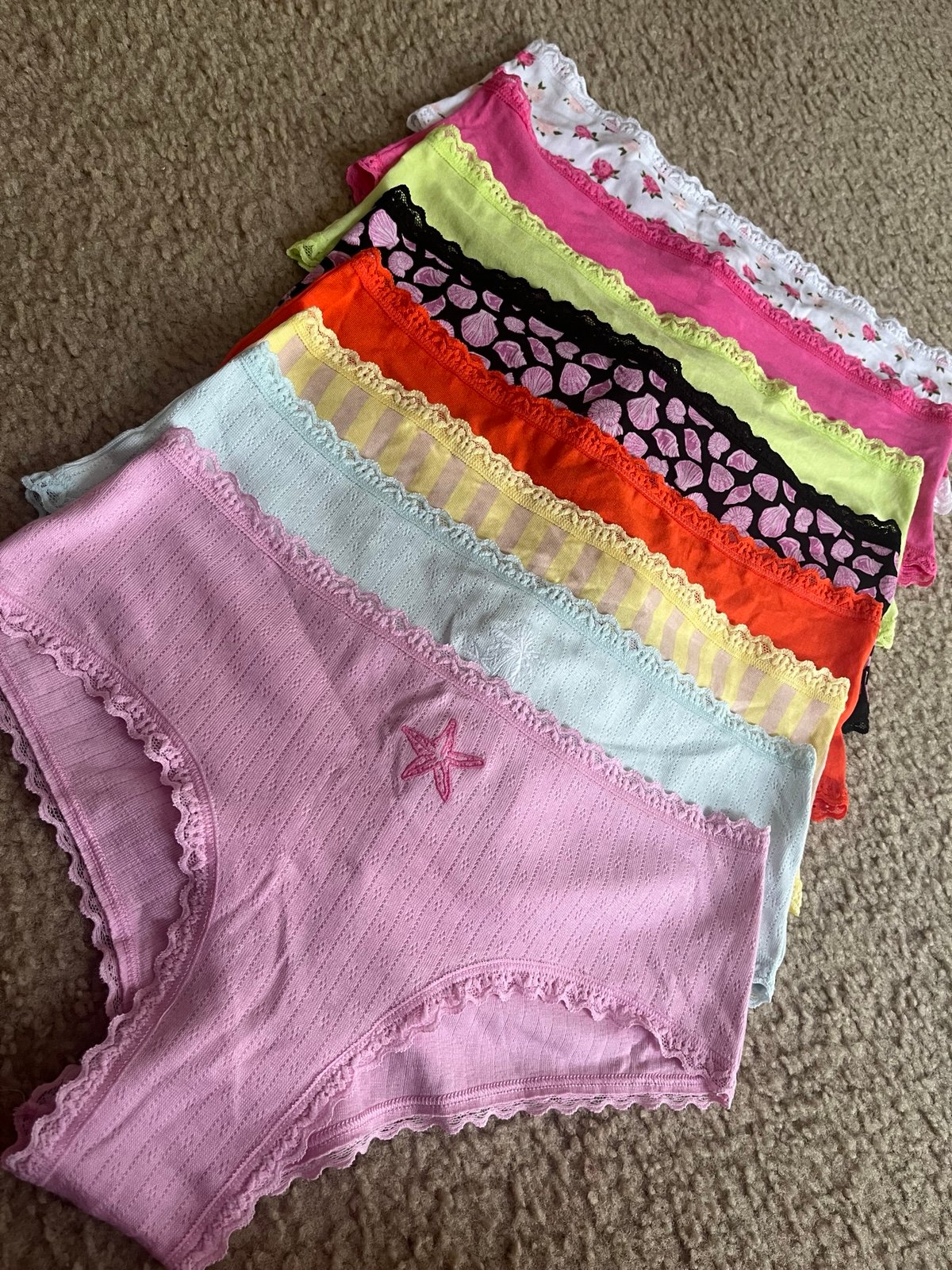 VS Lace Cotton Cheeksters-Medium