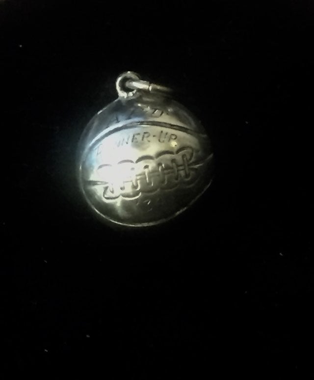 Sterling 1934 Basketball Charm