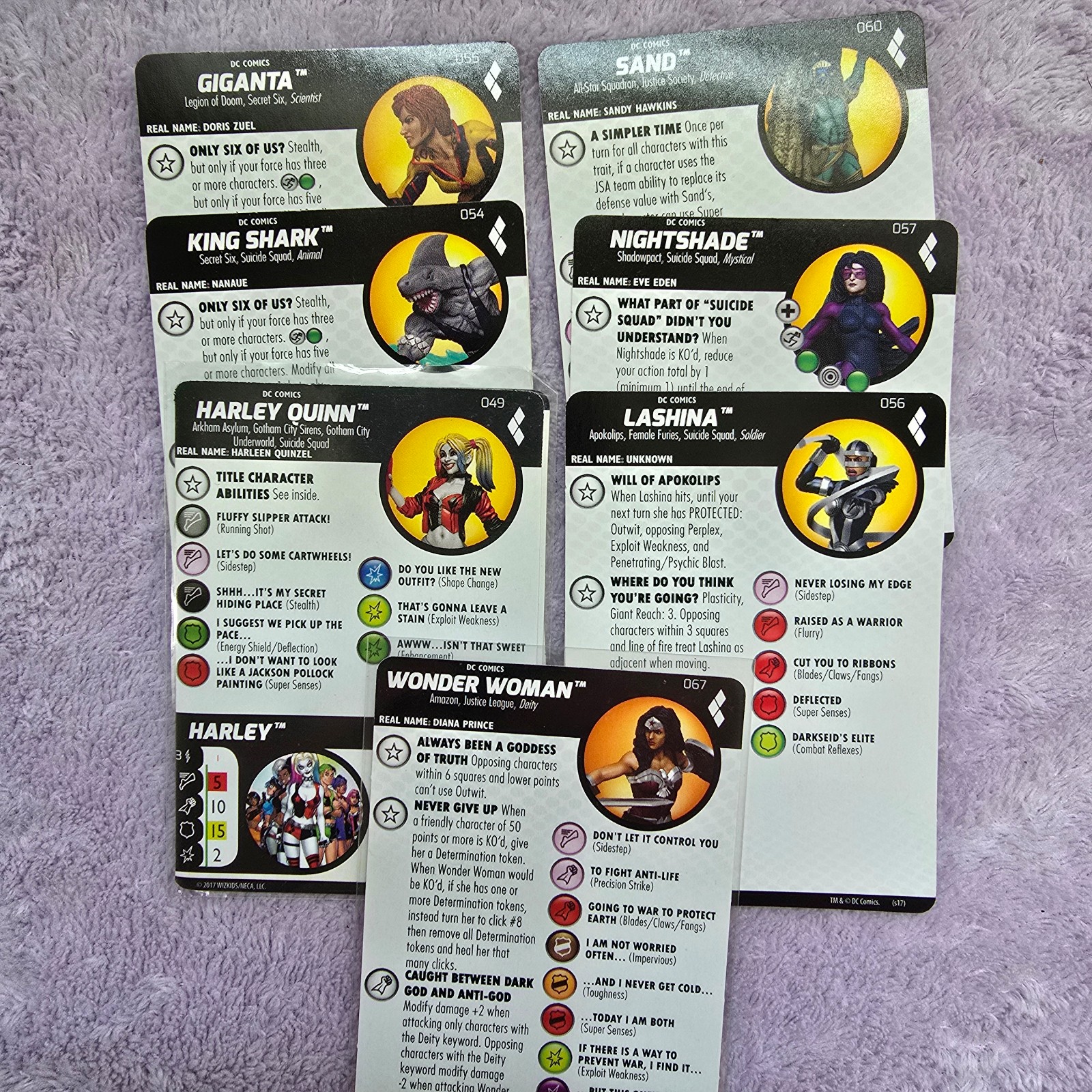 DC heroclix - Harley Quinn & the Gotham Girls set - bundle lot