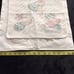 (Set of 3 Towels) DUNDEE Bath~Hand~Wash Seashell Design Pink Blue Vintage