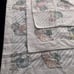 (Set of 3 Towels) DUNDEE Bath~Hand~Wash Seashell Design Pink Blue Vintage