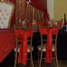 60 count Red Satin Chair Sashes Bows Wedding party ceremony reception decor