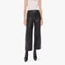 NWT- MOTHER The Skippety Ankle Faux Leather Pants in Wax On Wax Off