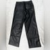 NWT- MOTHER The Skippety Ankle Faux Leather Pants in Wax On Wax Off