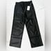 NWT- MOTHER The Skippety Ankle Faux Leather Pants in Wax On Wax Off