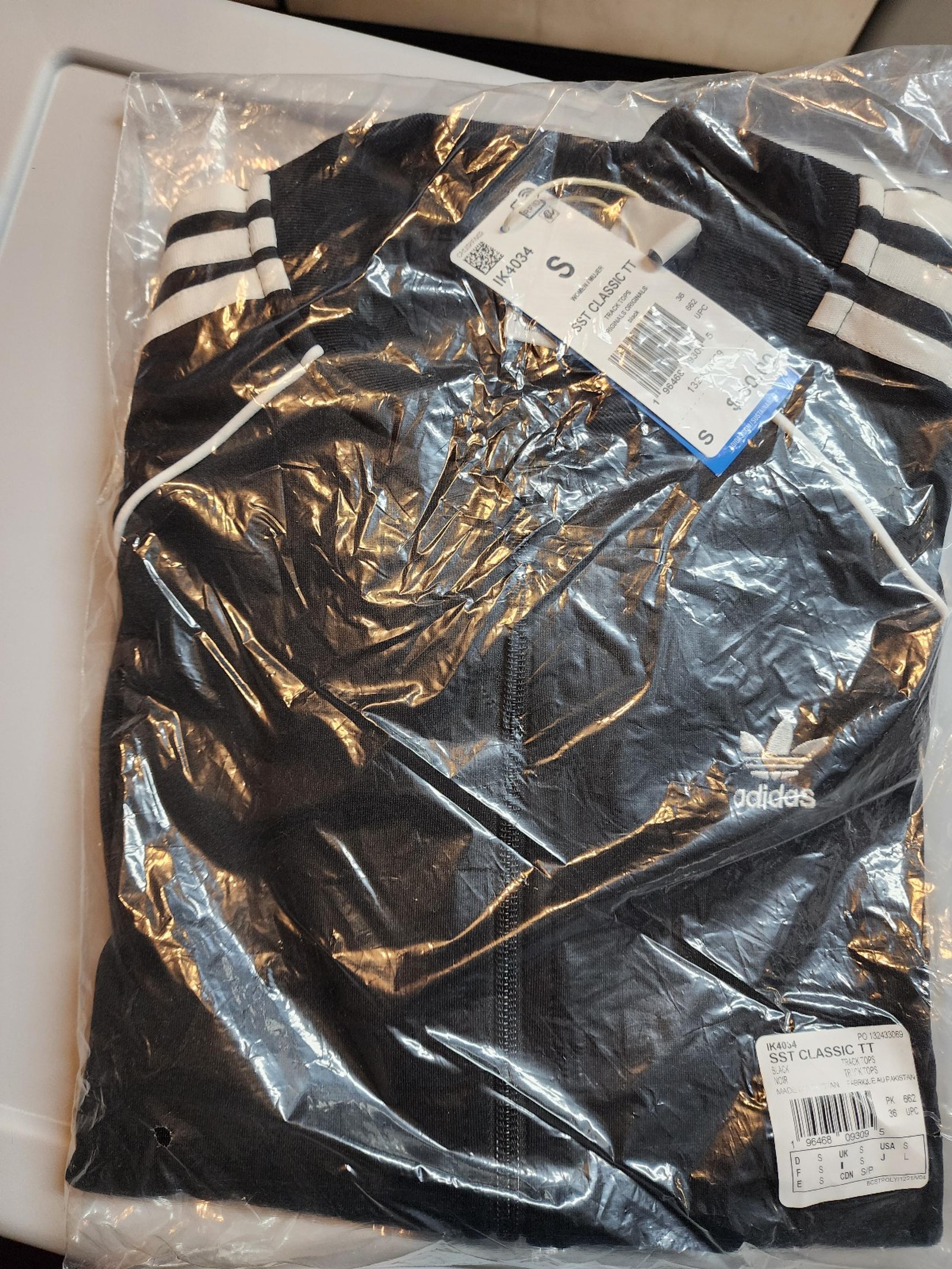 Adidas womens track jacket black