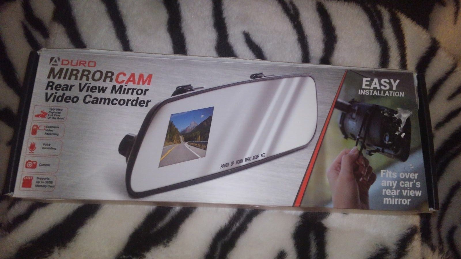 Rear view mirror camcorder..!!.