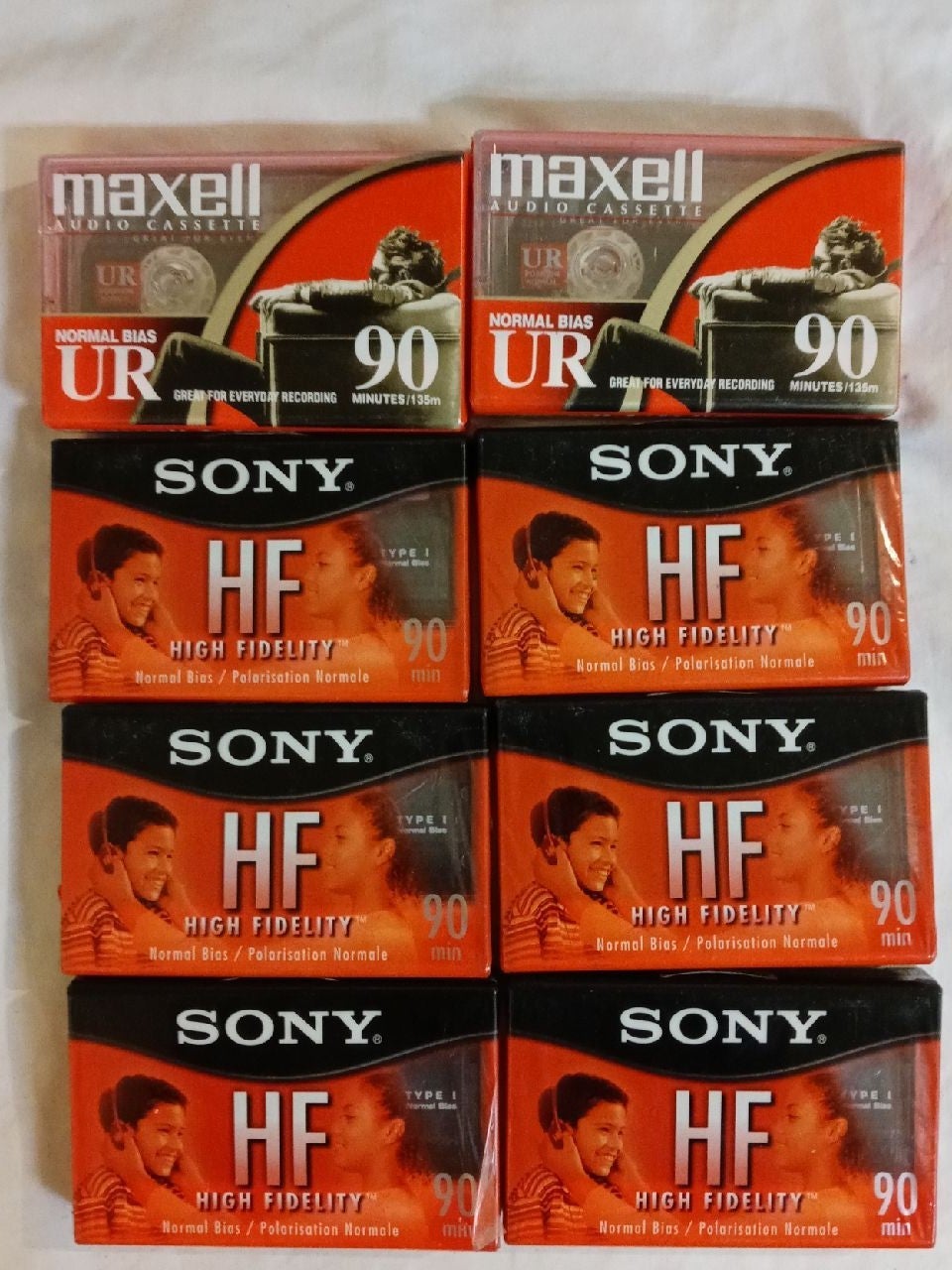 blank cassette tapes