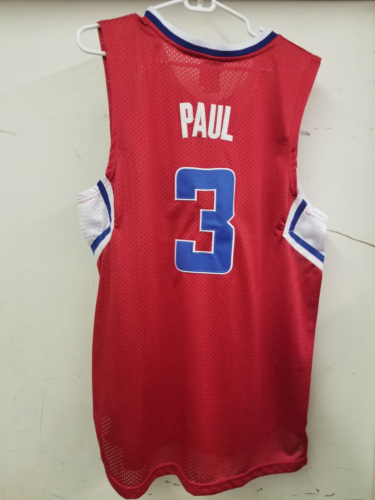Adidas LA Clippers CP3 jersey Red Sz50