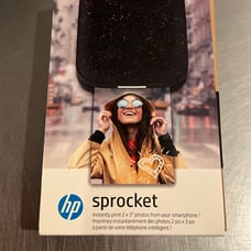HP Sprocket Instant Smartphone Photo Printer Black