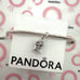 New 2024 Authentic Pandora Bead Christmas Skier Dangle Charm 793514C01