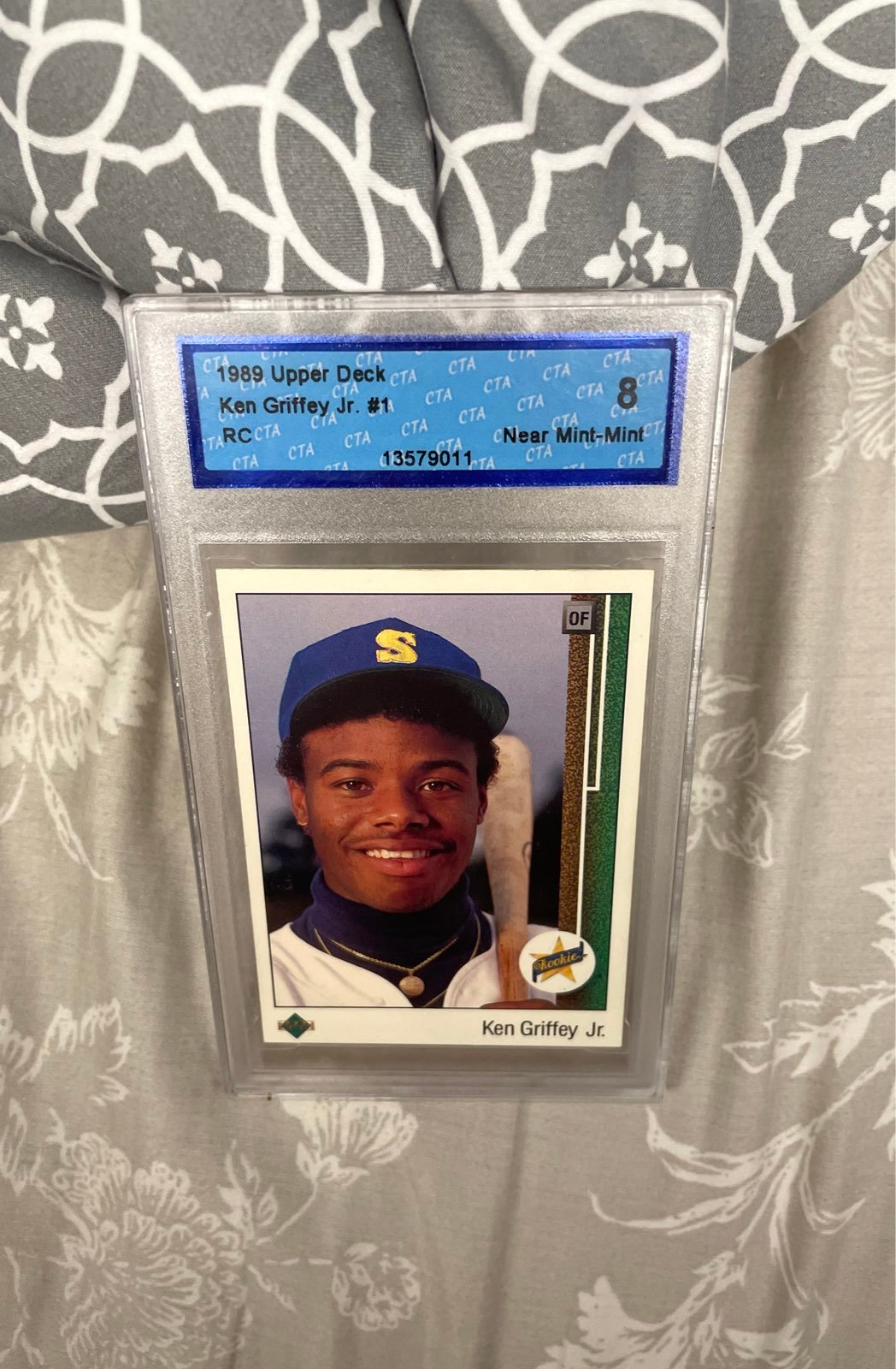 Ken Griffey Rookie card upper deck 8