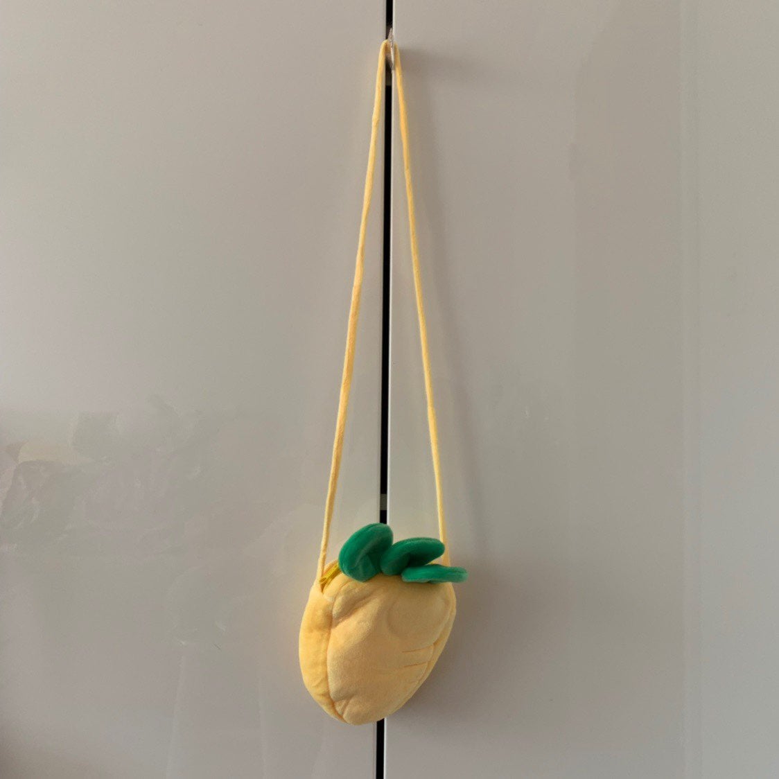 Yellow Radish Plush Bag