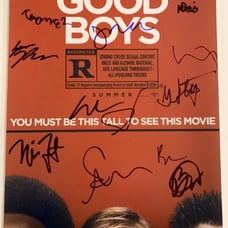 Good Boys Cast Signed By 12 11x17 Movie Poster Autographed Will Forte Brady Noon