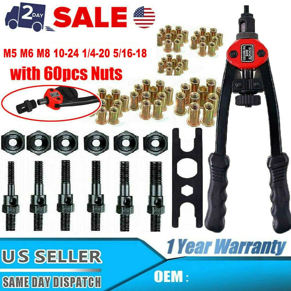 New Rivet Gun Kit Rivnut