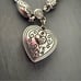 Brighton Breast Cancer Awareness Silver Tone Love Heals Bracelet