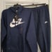 NWT NIKE SIZE XL MIDNIGHT NAVY/WHITE SPORTSWEAR SWEATSUIT