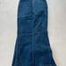 Maxi denim skirt