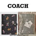 NEW Coach Disney X Coach Holiday Print Coated Canvas Leather Notebook Journal