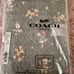 NEW Coach Disney X Coach Holiday Print Coated Canvas Leather Notebook Journal