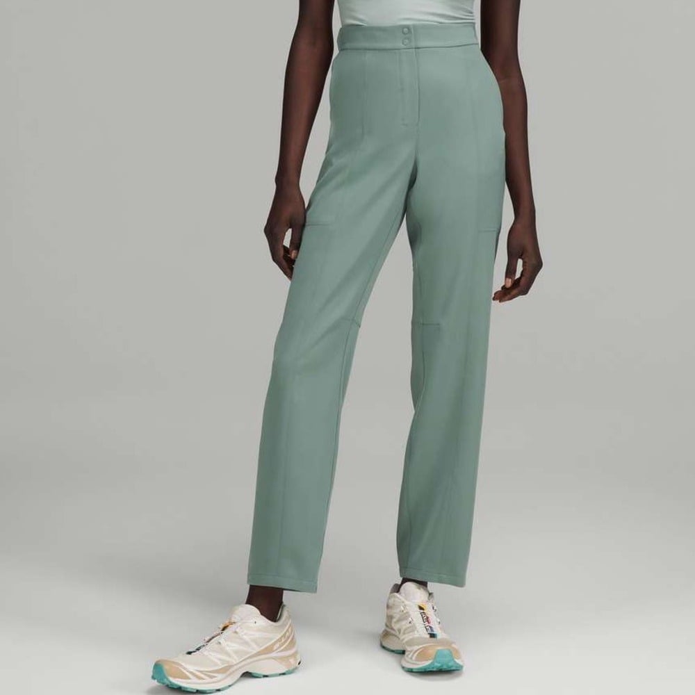 Lululemon Dynamic Days Pant Travel Woven Tidewater Teal Size 26