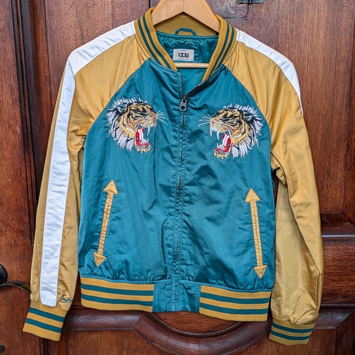 Superdry Embroidered Suika tiger bomber jacket