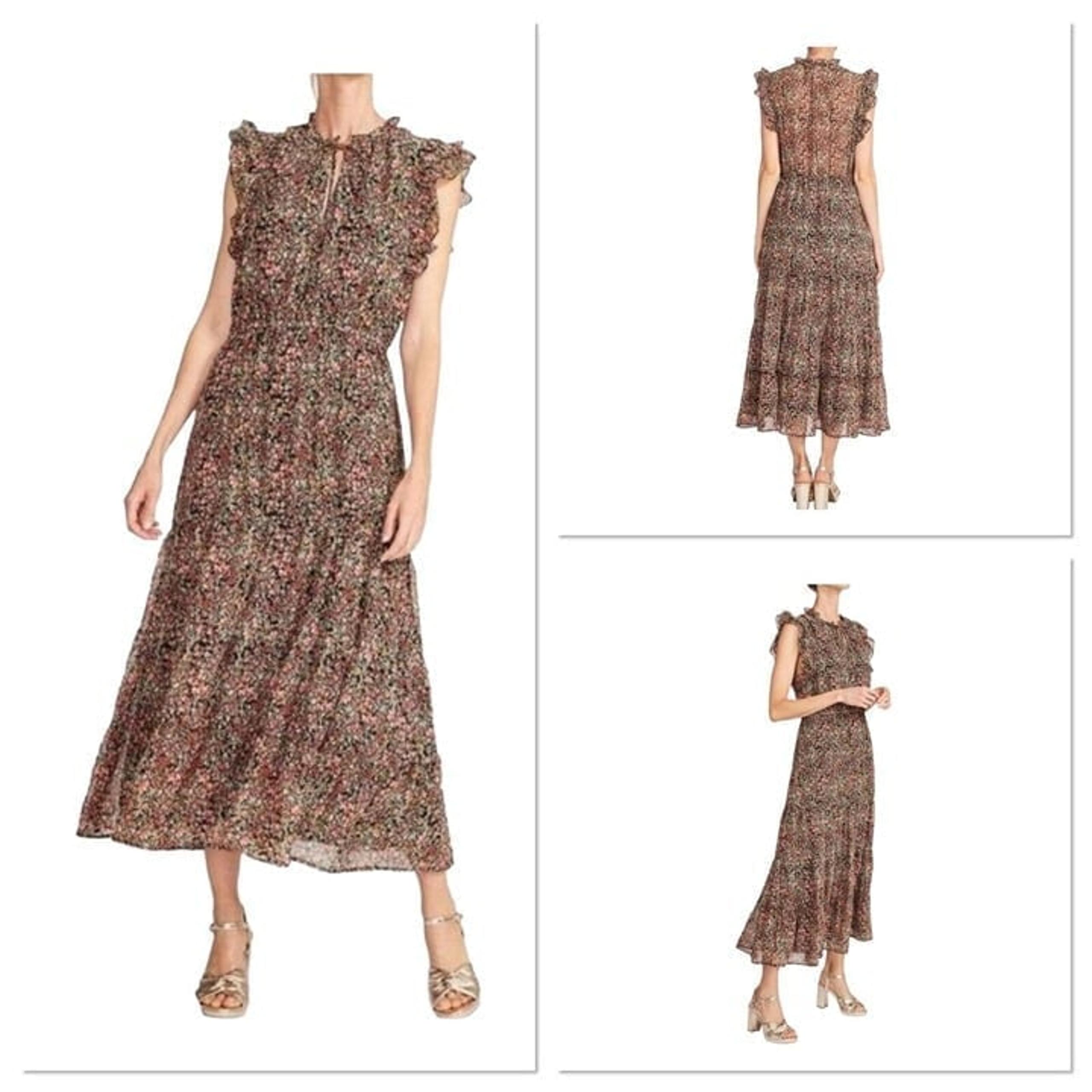 BB Dakota X Steve Madden NWT Women’s Size. XXL Floral Chiffon Ditsy Midi Dress