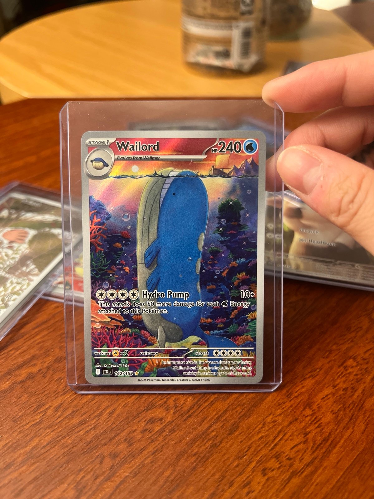 Wailord 162/159 Illustration Rare Journey Together Pack
