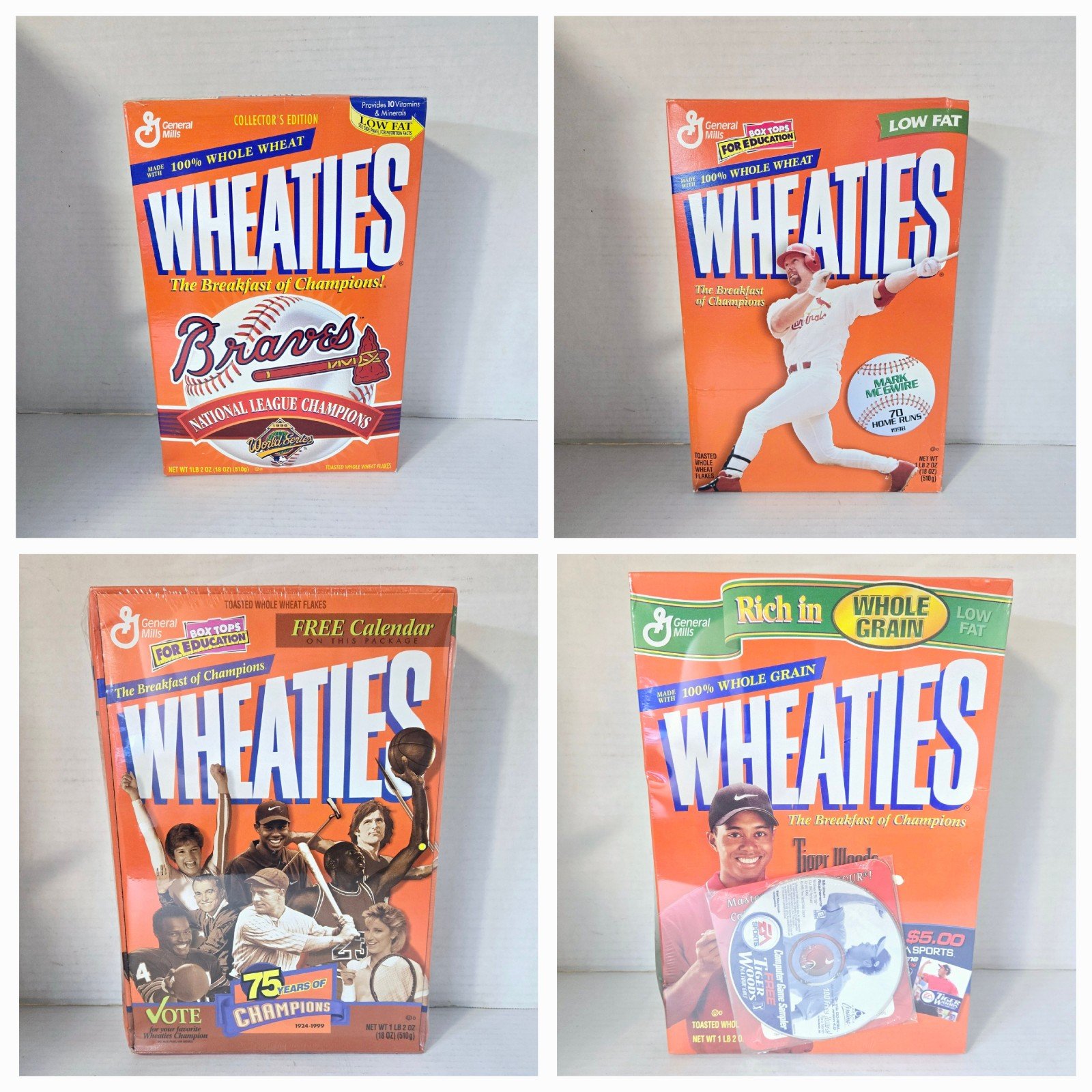 Brand New, Unopened, Limited Edition Wheaties Boxes