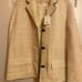 Tory Burch Cream Ivory Blazer with Black Buttons