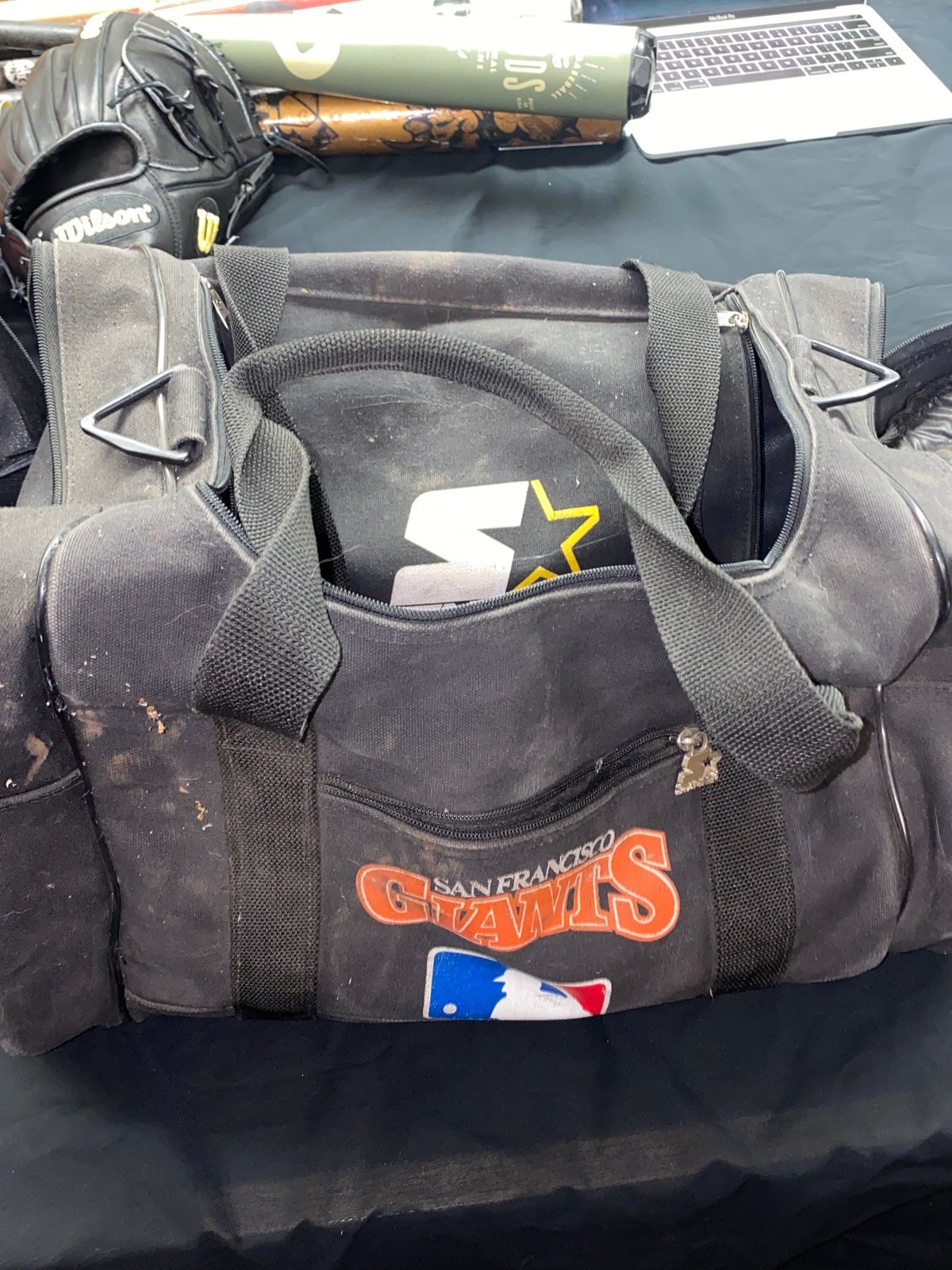 Vintage mlb San Francisco giants player bag